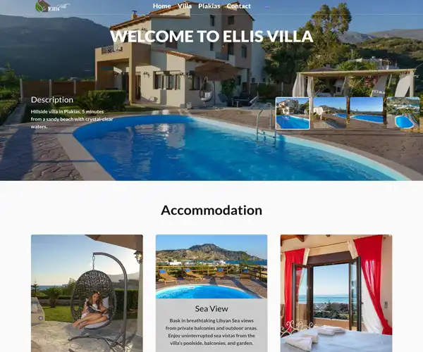 Ellis Villa website